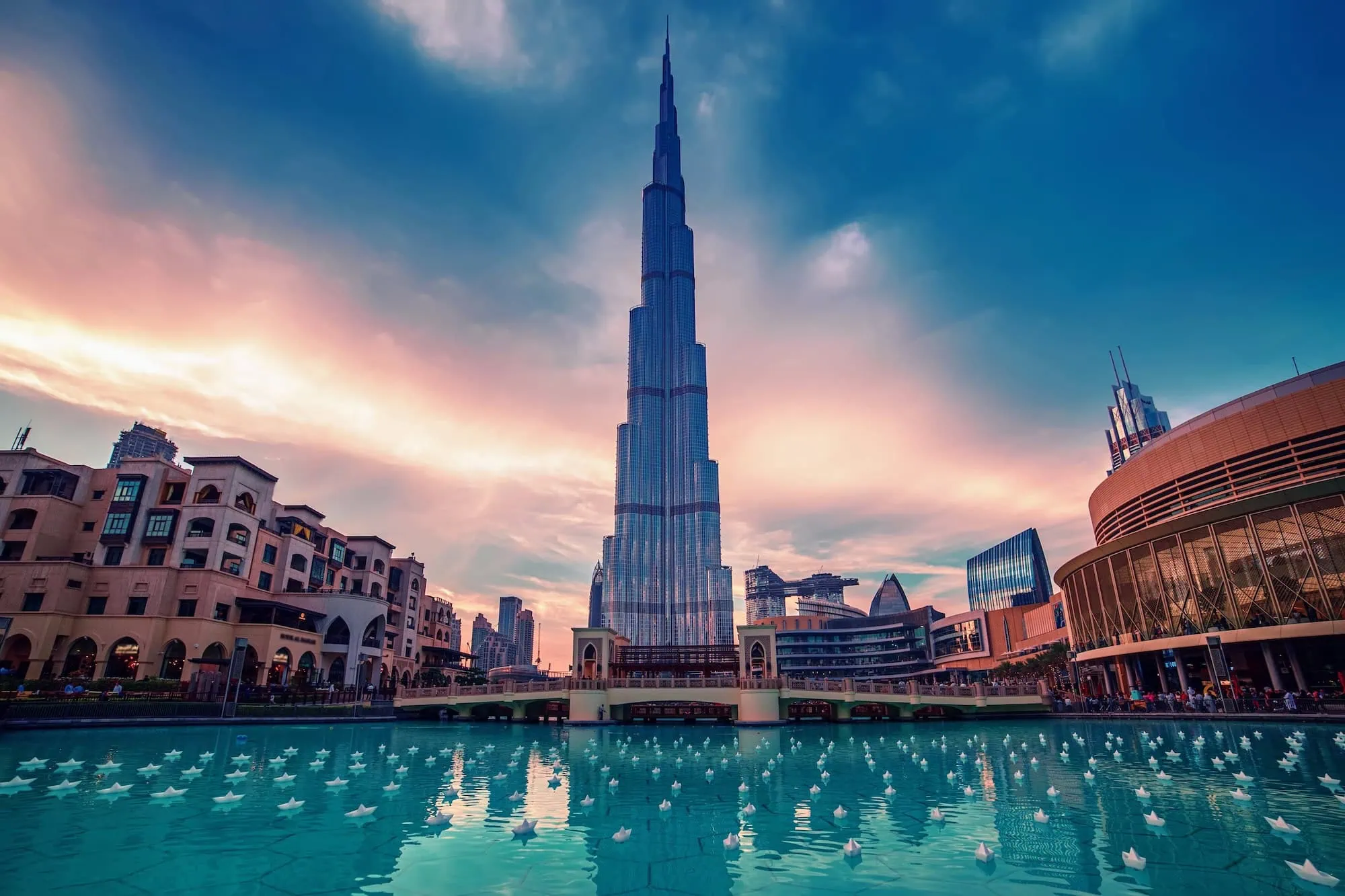 Burj Khalifa, the world's tallest building in Dubai